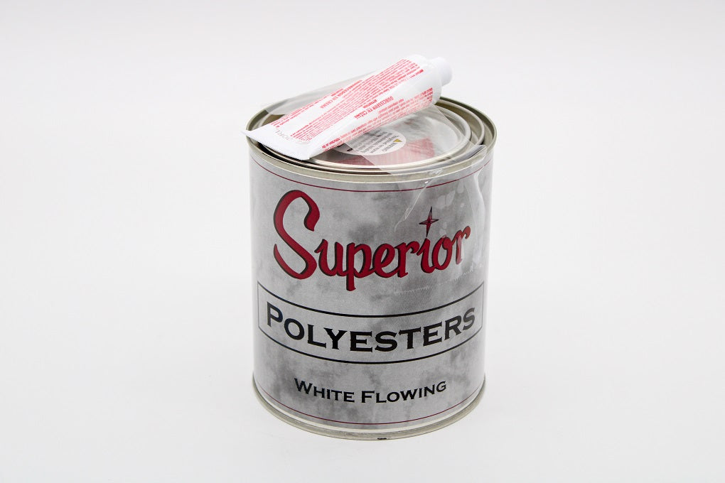 Superior Polyester White Flowing